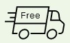 fd Free delivery truck icon for Paving UK orders.